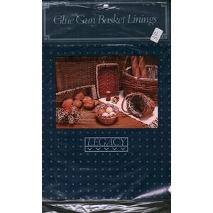 Legacy Glue Gun Basket Linings Vintage Sewing Craft Pattern DIY Home Decor